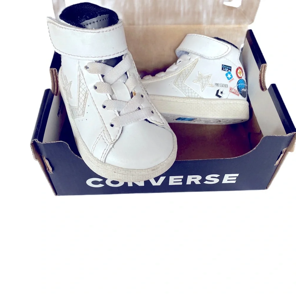Converse Pro Leather Jump Ball Toddler High Top Shoe Size 5 New In Box